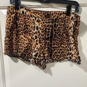 Leopard shorts